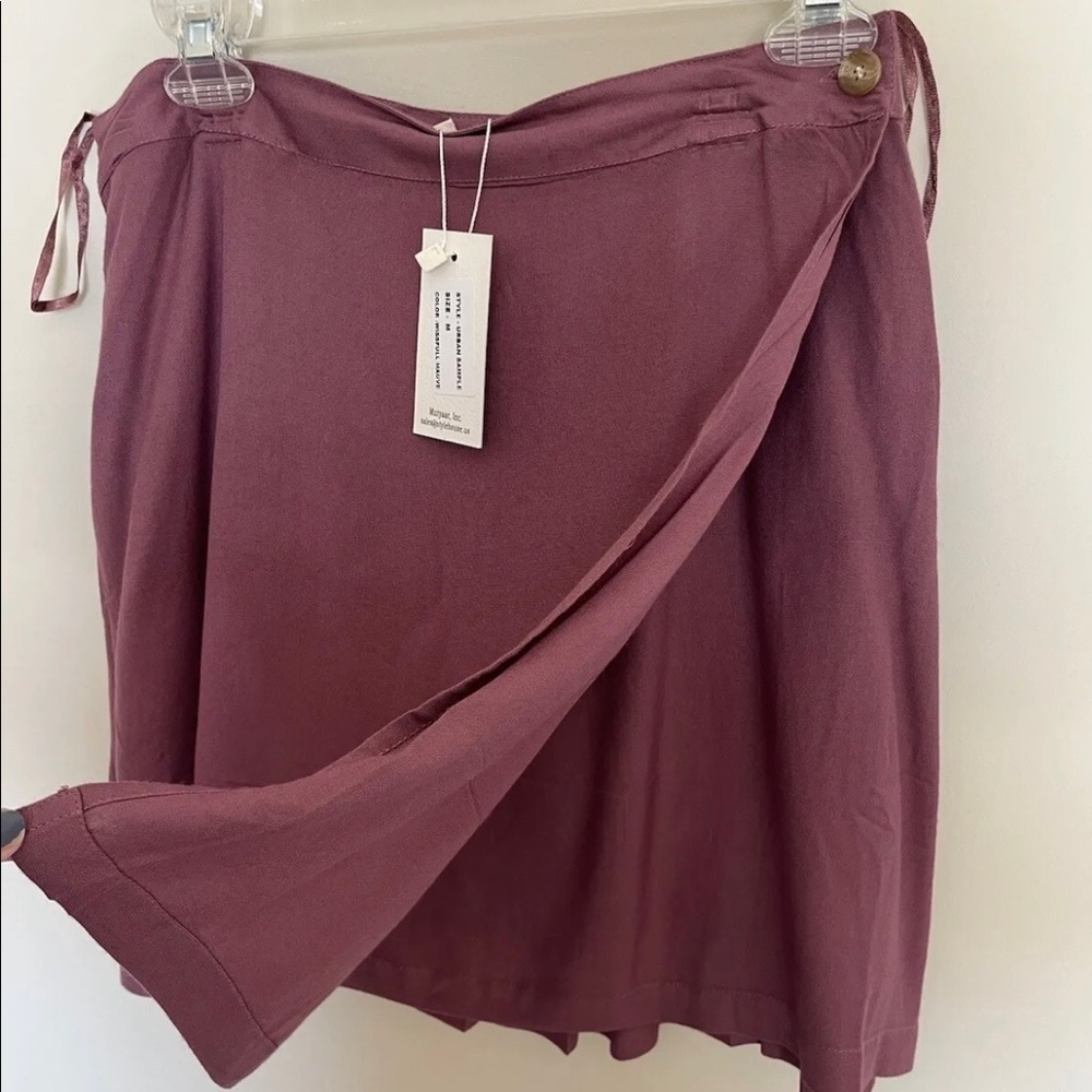 Sim & Sam Short Skirt Pleated Urban Simple Wissfull Mauve - Picture 3 of 6